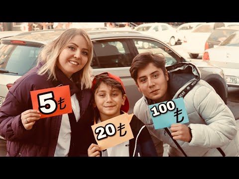 5 TL VS. 20 TL VS. 100 TL İLE BİR GÜN GEÇİRMEK!