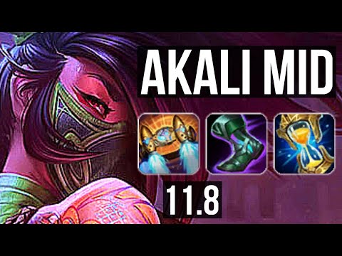AKALI vs VEL'KOZ (MID) | 9/1/5, 900+ games | NA Master | v11.8
