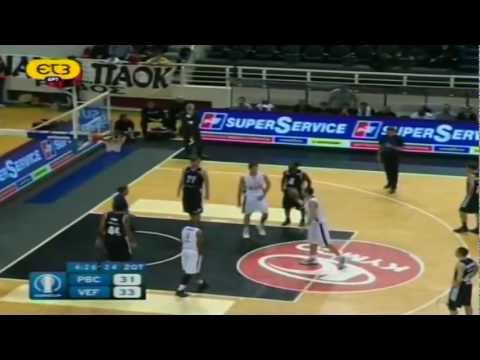 PAOK VEF RIGA 76-81 EUROCUP 11/12