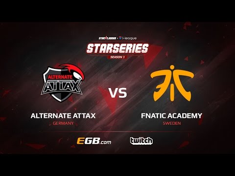 ALTERNATE aTTaX vs fnatic Academy, map 2 mirage, SL i-League StarSeries Season 3 Europe Qualifier