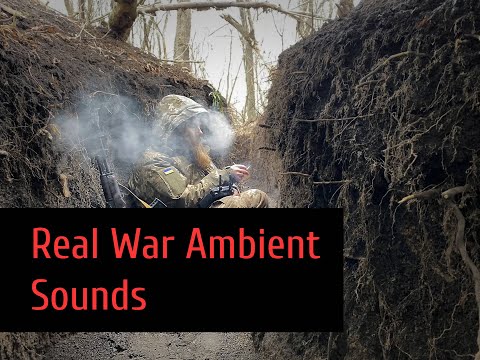 War Ambient | Real Life Combat Sounds - Rus-Ukrainian Frontline Ambience