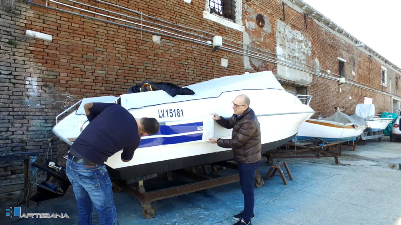 Bl Artigiana per la nautica realizzazione adesivi