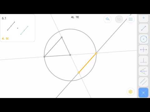 Euclidea 6.1 (Zeta 1) Solution walkthrough