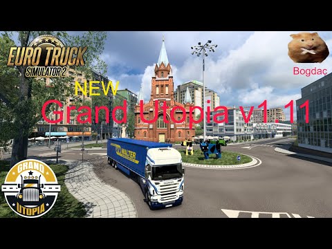 ETS2 141  (NEW)  Grand Utopia map v1.11 by MyGodness