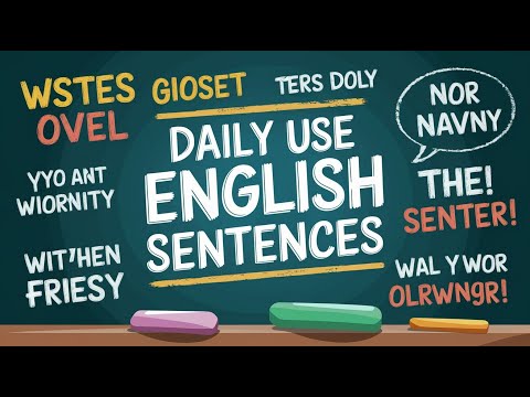 70+ Daily use English Sentences | Most Common English Words and Sentences | Listen and Practice