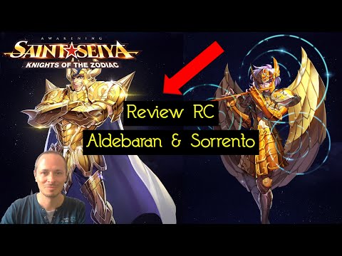 Aldebaran RC et Sorrento RC - Saint Seiya Awakening