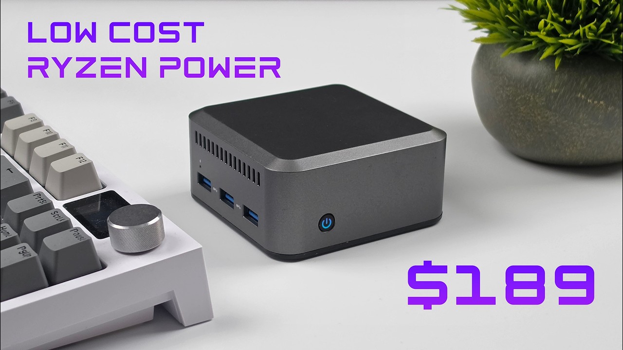 This Low Cost Ryzen Mini PC Might Actually Be Worth Buying!