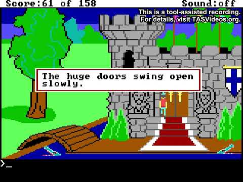 [TAS] DOS King's Quest: Quest for the Crown by DrD2k9 in 00:14,29