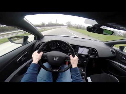 2016 Seat Leon Cupra 290hp POV test drive GoPro