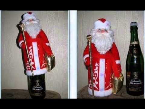 Cubre Botellas navideño