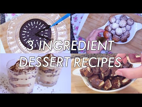 AMAZING 3 INGREDIENT DESSERT RECIPES | New dessert recipes 2020 you must try