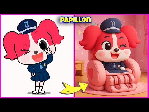 Sheriff Labrador and Their Dream Massage Chairs | Papillon, Sheriff Labrador, Dobie, Little Duck