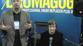 Video thumbnail for [NAMM 2009] Wavemachine Labs Drumagog by Audiofanzine in English