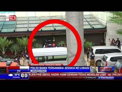 Gelar Rekonstruksi, Jessica Tiba di TKP