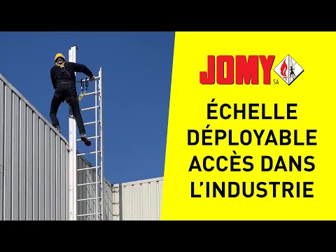Echelle déployable pour l'accès en hauteur dans l'industrie | JOMY