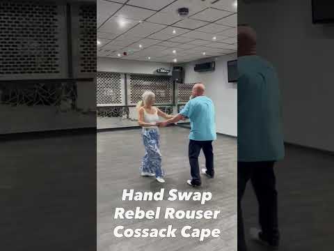 DEMO - Hand Swap - Rebel Rouser - Cossack Cape  #rockabilly  #jivedance #jivelessons