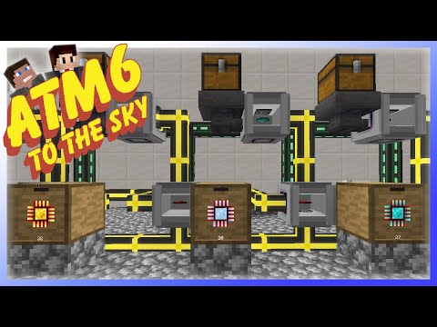 Prozessoren für AE2 automatisiert! 🌤️ ATM 6 - To the Sky #016