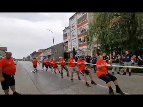 Potezanje konopa/rope pulling, Donji Miholjac vs. Gačanski konopaši
