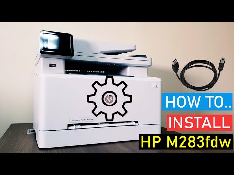 Thumbnail for How To Install / Setup HP Color LaserJet Pro M283fdw