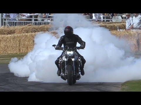 Jet Bike MADMAX with Turbine Helicopter Engine! - Exhibition at Festival of Speed!