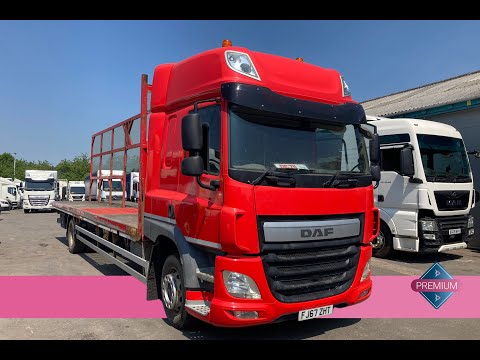 FJ67ZHT - DAF CF 260 FA High Sleeper Cab 28ft Flatbed