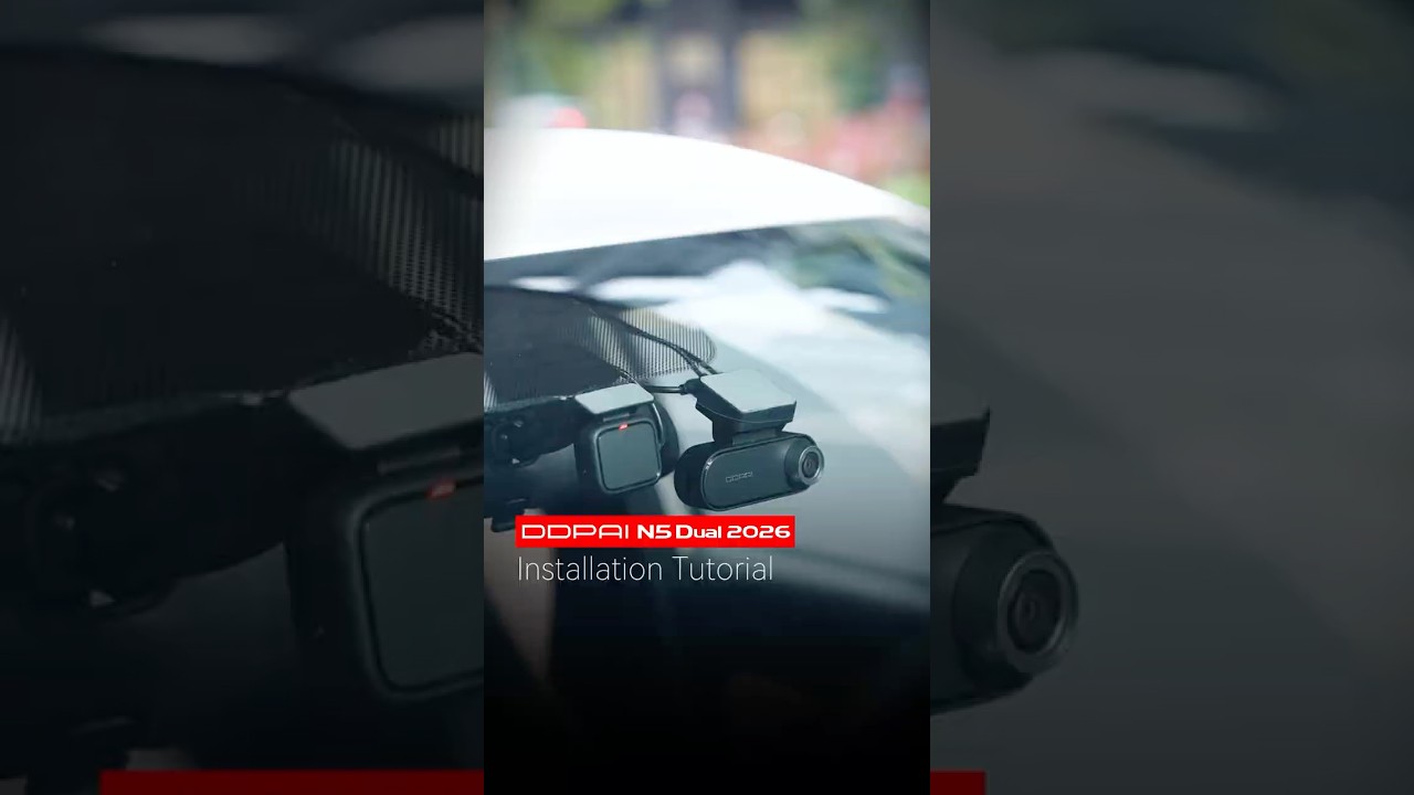 All-new DDPAI N5 Dual (2026 Edition) Setup. 4K security made simple.