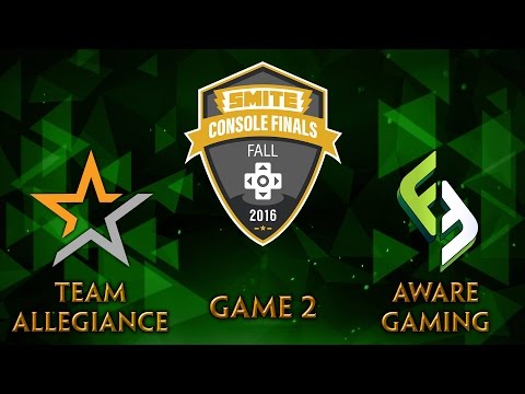 SMITE Console League Fall Finals Day 3 - Team Allegiance vs. Aware Gaming (Game 2)