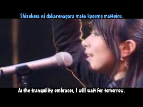 MINORI CHIHARA (YUKI NAGATO) SINGS AT THE HARUHI SUZUMIYA GEKISOU LIVE (with English Subtitles).flv