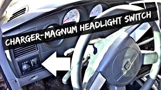 Dodge Charger Magnum Headlight Switch Replacement and Removal