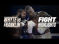 HEAVYWEIGHT SLUGFEST | Dillian Whyte vs. Jermaine Franklin Fight Highlights