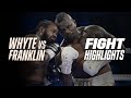 HEAVYWEIGHT SLUGFEST Dillian Whyte Vs Jermaine Franklin Fight Highlights
