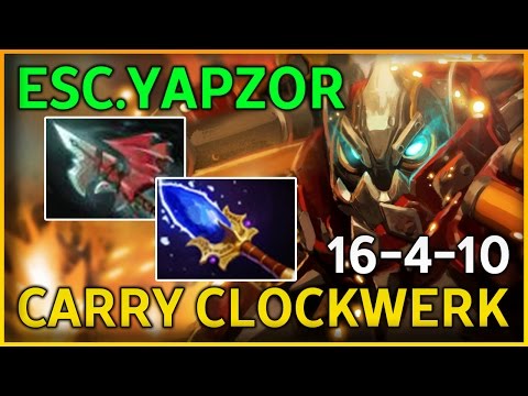 YapzOr - 7K Offlane Clockwerk - CARRY CLOCKWERK | Dota 2 VOD Full Game Pro Guide Gameplay