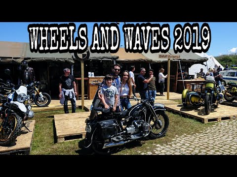 WHEELS AND WAVES 2019 1ª Parte | Motos Surf Skate Punks peak race El Rollo Flat track