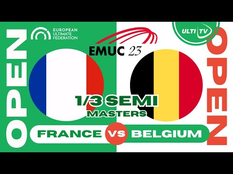France (FRA) vs Belgium (BEL) — OPEN MASTERS — EMUC 2023 Bologna, Italy