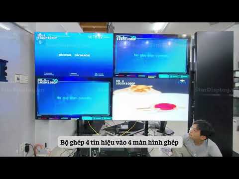 Bộ ghép 4 tín hiệu vào 4 màn hình ghép - Sản phẩm từ StarDisplay.vn