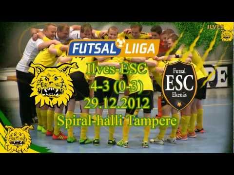 Ilves FS-ESC 4-3 (0-3) Futsal-Liiga 29.12.12 maalikooste