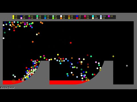 Survival Proliferation 55 - Marble Race in Algodoo