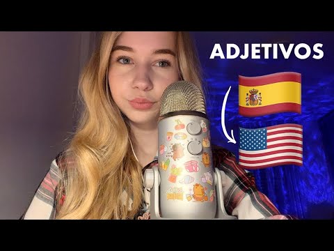 ASMR Teaching You English (adjectives) ❤️