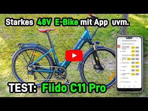 Fiido C11 Pro Test - Starkes E-Bike auch für Damen oder Senioren ideal - #Tueftler DIY