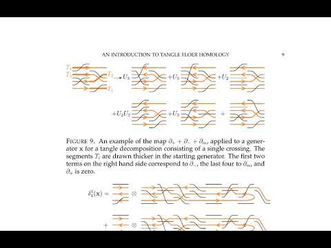 AN INTRODUCTION TO TANGLE FLOER HOMOLOGY by INA PETKOVA, VERA VERTESI