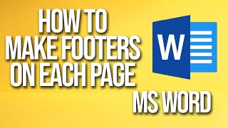 How To Have Different Footers On Each Page Ms Word Tutorial