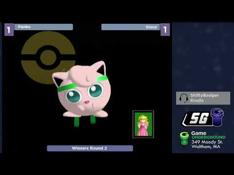 SG 27.8 SSBM - Panko (Jigglypuff) vs. Sharp (Peach) - Melee WR2