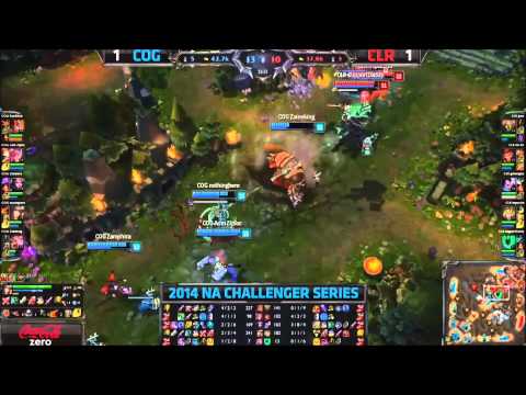 NA Challenger Spring 2014 3rd Place G3:COG vs CLR Highlights