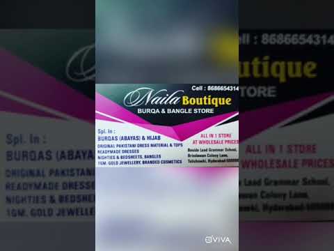 Naila boutique pakstani indian designer wear collection- part 1