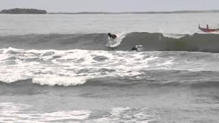 preview picture of video 'MaBi Surfers (Mabakat Bislig Surfers) Nov. 30, 2014 Big Wave'