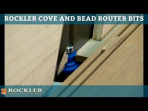 Bead &amp; Cove Canoe Building Router Bits Rockler 