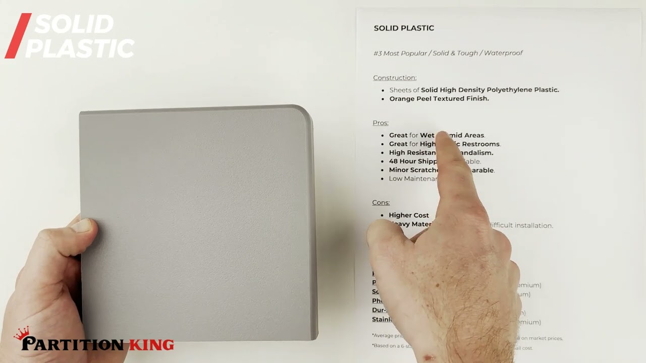 Solid Plastic Toilet Partitions