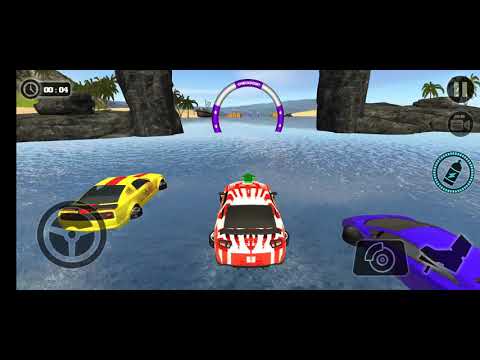 car floating on water gameplay challenge mode level no 5