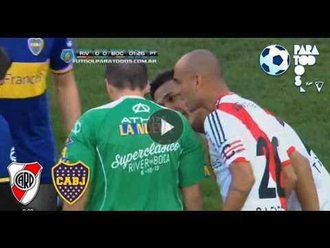 ¿Fue penal?. River 0 Boca 0. Fecha 10. Torneo Inicial 2013. Fútbol Para Todos