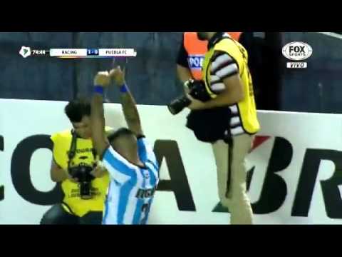 Gol de Bou // Racing 1-0 Puebla FC // Repechaje Copa Libertadores 2016 (Vuelta)